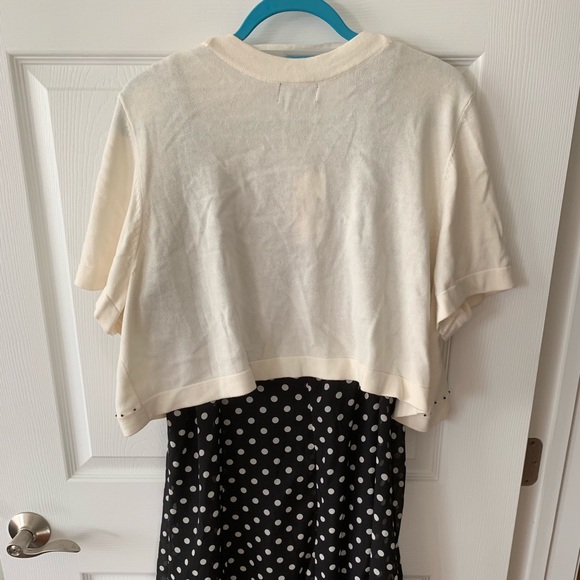 💕 4/$25 Maggie Barnes Polka Dot Dress and Bolero - Picture 3 of 6